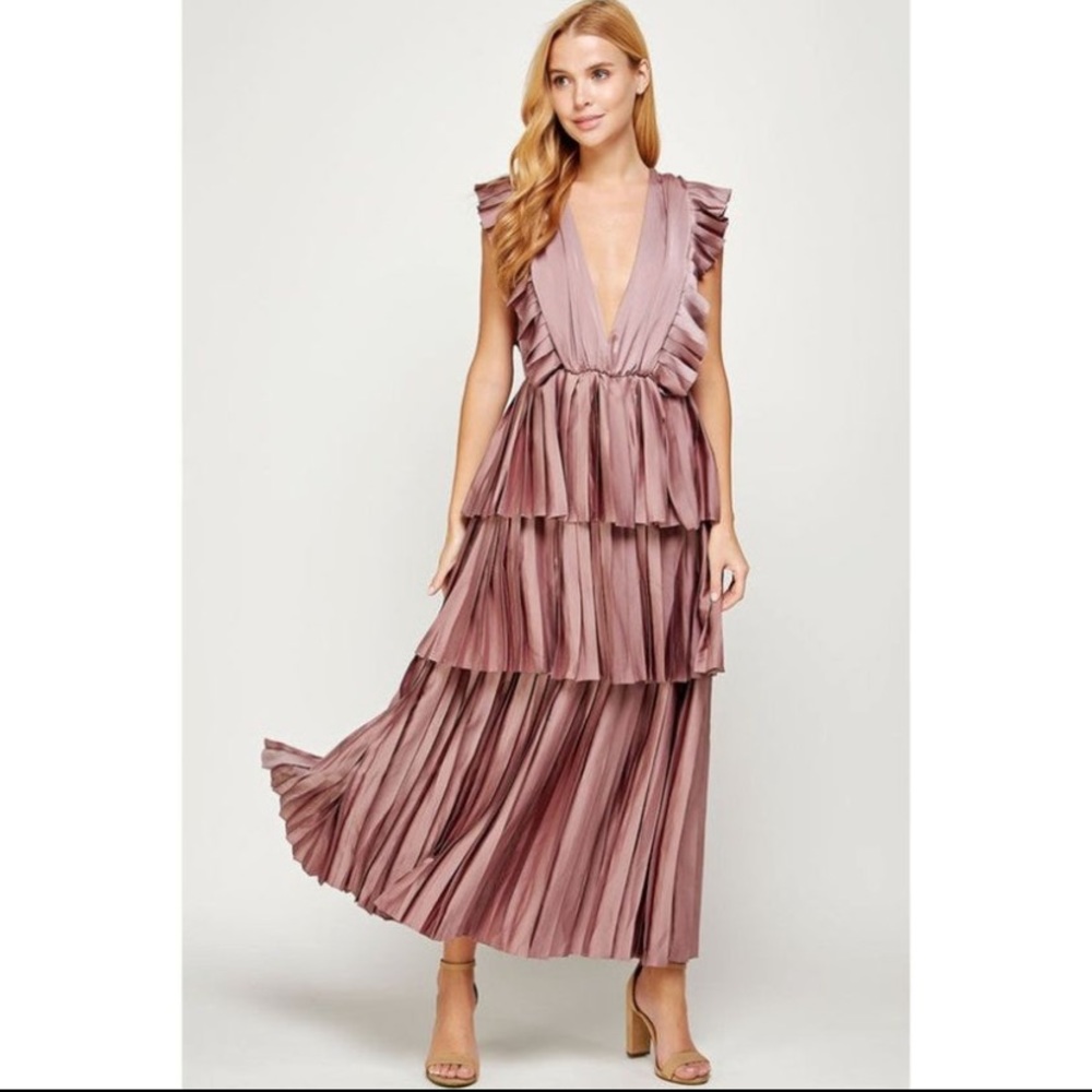 MAJESTIC MAUVE MAXI DRESS